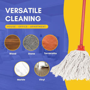 Recharge <span class=keywords><strong>de</strong></span> tête <span class=keywords><strong>de</strong></span> balai serpillère en coton <span class=keywords><strong>humide</strong></span>, en plastique, blanc lotus, durable, hautement absorbant et écologique, <span class=keywords><strong>pour</strong></span> sols domestiques, vente directe usine à prix réduit - Product Image 2