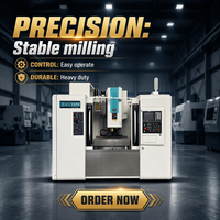 Centro de Mecanizado Vertical VMC1370 en Oferta, Controlador CNC GSK, Husillo Único BT40, Centro de Mecanizado Automático de 3 Ejes