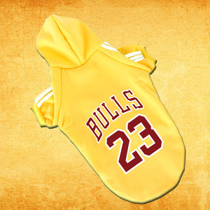 Sweat à capuche pour chien avec logo personnalisé, vêtements à capuche pour l'automne et l'hiver, XS à 10XL, pour chiens de taille moyenne et grande, Labrador, <span class=keywords><strong>Chicago</strong></span> <span class=keywords><strong>Bulls</strong></span> - Product Image 2
