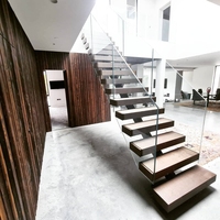 Stringers d'escalier en acier à assembler soi-même, réglables pour terrasse, patio, intérieur et extérieur