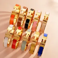 Bracelets à breloques en forme de lettre H, bijoux populaires pour amoureux, bijoux populaires, tendance,