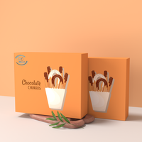 Boîte en papier biodégradable pour frites avec sauce, boîte en papier personnalisée pour poulet frit, boîte en papier kraft pour hamburger