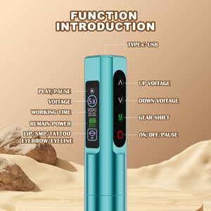 Machine à tatouer multifonction Tuffking tout-en-un pour sourcils, lèvres, décoloration des poils, USB sans fil, <span class=keywords><strong>ligne</strong></span> de délimitation, effet de brume, petit pistolet à tatouer - Product Image 3