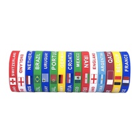 Pulsera de Silicona de Arte Popular Ecológica e Impermeable al por Mayor de Fábrica, Correa con Letras, Diseño Personalizado, Pulsera Promocional