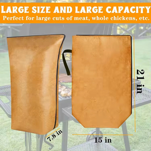 Bolsa Térmica Reutilizable para Carne y Manta para Brisket con Cierre de Cremallera Impermeable, Bolsa Refrigeradora Personalizada de 20L con Boca Ancha - Product Image 1