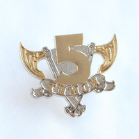 Insigne métallique personnalisé en ligne en gros d'usine en Chine Unique Bulk Company Corporate School Logo Security Pin de qualité souple et dure