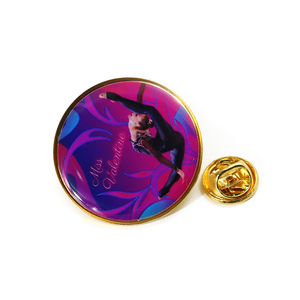 Fabricant de badges personnalisés professionnels 2D 3D ronds en résine époxy, petits pins souvenirs pour danseurs, pour chapeaux - Product Image 4