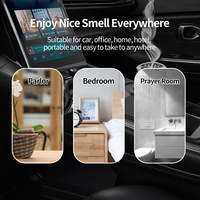 Diffuseur d'arôme électrique portable Coran Bakhoor Qualité Mini diffuseur de voiture rechargeable USB sans fil pour hôtels et voitures