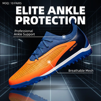 Chaussures de football classiques originales unisexes en gros avec maintien de la cheville rembourré, chaussures de foot de niveau expert, crampons et équipement