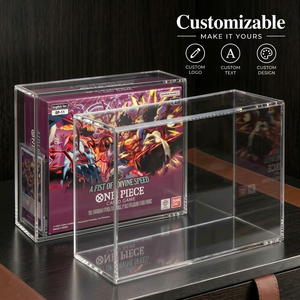 Espositore in Acrilico per Booster Box One Piece, Scatola Protettiva Trasparente per Carte TCG, Contenitore Personalizzato per Collezioni e Vetrine - Product Image 1