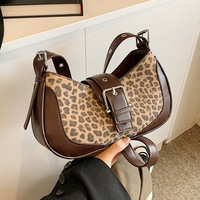 Sacs à main et sacs à main imprimés léopard Cheetah Print Hobo Shoulder Bag Y2k Leopard Crescent Tote Bag Cheetah Clutch Purse