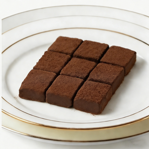 Chocolate Negro con Trufas en Caja de Regalo de 40g, Directo de Fábrica, Barra de Chocolate Negro Suave Halal con Polvo de Cacao - Product Image 5