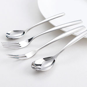<strong>Hot</strong> Sale Fashionable Premium Quality Modern Sustainable Family Tableware Flatware Silverware Stainless Steel Metal Cutlery Set - Product Image 1