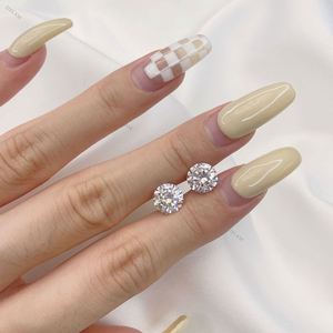 Pendientes de Plata de Ley 925 con Circonita Cúbica, Diseño de Lujo, Sin Pedido Mínimo, Joyería para Bodas - Product Image 2