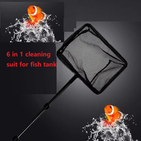 Pompe à air de luxe Resun MFN-405 en acier inoxydable, forme irrégulière, longue poignée, 1L, pour aquarium, accessoires pour pompes à air de bassin, emballée