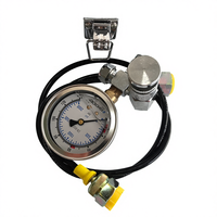 Marteau hydraulique avec azote pour manomètre de test Kits de charge de gaz azote pour pièces de machines de construction
