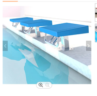 2 langkah 316 baja tahan karat diperkuat model KOLAM RENANG kokoh mulai blok platform menyelam, papan Selam
