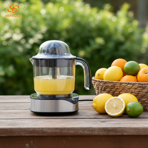 <span class=keywords><strong>Presse</strong></span>-agrumes électrique SHANGKAI pour la maison et la cuisine, <span class=keywords><strong>presse</strong></span>-agrumes manuel compact, interchangeable avec 2 cônes pour les fruits grands et petits - Product Image 2