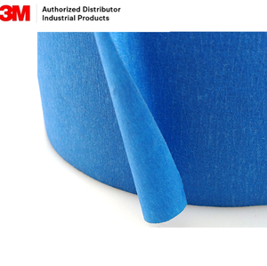 Ruban de masquage 3M 2090 original, adhésif acrylique, papier crépon, adhérence moyenne, sans résidus, ruban de peintre pour murs - Product Image 2