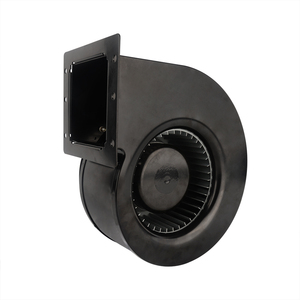 133mm EC quạt ly tâm hiệu quả cao thép mạ kẽm đầu vào duy nhất về phía trước cong fan hâm mộ cho công nghiệp HVAC thông gió - Product Image 1