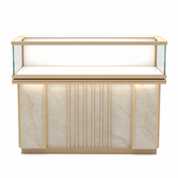 Vitrine de présentation de bijoux LED personnalisée, présentoir de montres, comptoir de présentation de bijoux pour boutique, magasin de détail, vente en gros