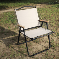 Chaise pliante Kermit renforcée en acier inoxydable pour camping en extérieur, installation facile, portable, pour pique-nique et hôtel, compatible OEM