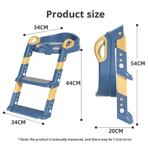 Siège de toilette d'apprentissage pour tout-petits Simplywalk PP 30KG avec échelle pliable, fournitures de toilette, service de marque privée UKCA - Product Image 3