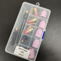 Alumine Buse Collet Corps Électrode Isolant TIG Torche De Soudage Consommables Kit pour WP-17/18/26 53N 18pcs