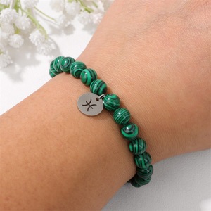 Nueva pulsera del zodiaco chino, pulsera de cuentas de piedra Natural de 8mm para hombres y mujeres, abalorio de moda, regalo de joyería al por mayor - Product Image 4
