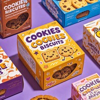 Fabricant de boîtes d'emballage alimentaire écologiques personnalisées pour biscuits protéinés, en forme de dessin animé