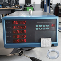 Analyseur portable de gaz d'échappement automobile et testeur de fumée diesel avec oxygène et PLC 220V, construction écologique
