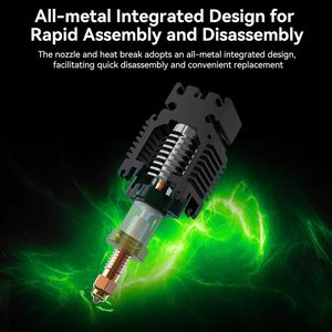 Nouveau kit hotend pour <span class=keywords><strong>Ender</strong></span>-3 V3 SE/KE, bloc chauffant en céramique, buse à changement rapide, haut débit 300°C pour imprimante 3D - Product Image 4