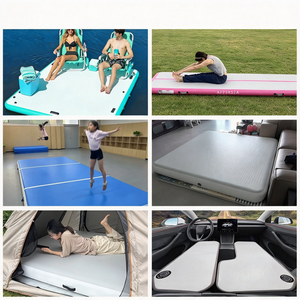 Tapis de sol gonflable Air Track à prix d'usine, en PVC écologique, pour gymnastique et acrobaties, <span class=keywords><strong>Airtrack</strong></span> portable pour entraînement et exercice en salle de sport - Product Image 4