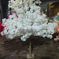 Arbre de cerisier artificiel en soie décoratif pour mariage, centre de table, arbre de mariage, cerisier blanc pour la décoration de table de mariage