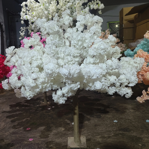 ต้นเชอร์รี่ประดิษฐ์จากผ้าไหมสำหรับตกแต่งงานแต่งงาน ต้นเชอร์รี่สีขาวสำหรับตกแต่งโต๊ะงานแต่งงาน - Product Image 4