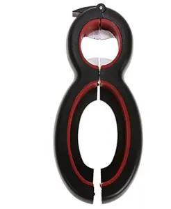 Bottle Openers 6 in 1 Multi Function Twist Bottle Opener All in One Jar Gripper Can Wine Beer Lid Twist Off Jar Opener