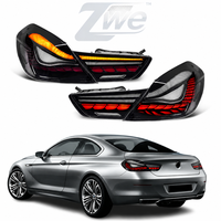 Feux arrière LED fumés noirs pour BMW Série 6 F06 F12 F13 M6 640i 650i 2011-2018 – Lentille de remplacement améliorée, étanche et durable