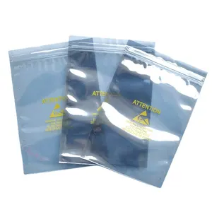 Tùy chỉnh antis tatic mờ Mylar con dấu ESD tĩnh điện xả bảo vệ PCB chống tĩnh điện che chắn chống tĩnh điện ESD Túi