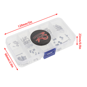 <span class=keywords><strong>RC</strong></span> điều khiển từ xa mô hình xe thép không gỉ M1.4 ốc vít Nuts bu lông Kit cho trục scx24 90081 - Product Image 2