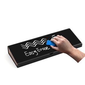 Ergonov văn phòng khô xóa bảng trắng với giá vẽ có thể gập lại và ngăn lưu trữ bằng gỗ mạnh mẽ kính bảng trắng bạn thân - Product Image 6