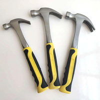 Hicen – marteau à griffes avec manche en acier souple, outils manuels professionnels