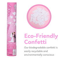 Vente chaude Rose Pétale De Mariage Biodégradable Confetti Cannon Party Use Popper Shooter à Vendre