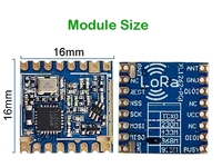 Module sans fil Lora Bssy)gws Llcc68 868Mhz 915 Longue Portée Etsi En 300 220 Fsk Gfsk Émetteur Récepteur