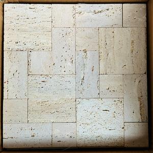 Mosaico de Piedra Caliza Natural Amarilla para Paredes Exteriores de Hoteles Modernos y Pisos de Villas con Jardín - Product Image 4