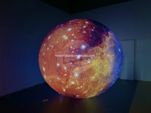 Globo Decorativo Inflable Gigante de PVC con Forma de Planeta Tierra para Fiestas y Eventos, con Luz LED, 3m 4m 5m - Product Image 5