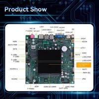 Carte mère industrielle Mini ITX Intel N95 N150 avec processeur intégré, DDR4, LVDS, VGA pris en charge pour serveur de bureau embarqué et station de travail