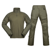 Combinaison tactique respirante et imperméable, coupe-vent, indéchirable, vert Ranger, pour homme, camouflage