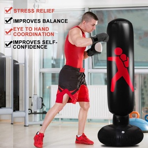 Sac de frappe gonflable en PVC réglable, camouflage aquatique, pour la salle de sport, l'entraînement physique et autres activités de boxe - Product Image 2
