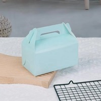 Boîtes en carton or et argent pour mariage, fête prénatale, bonbons, friandises avec poignée pour emballage cadeau