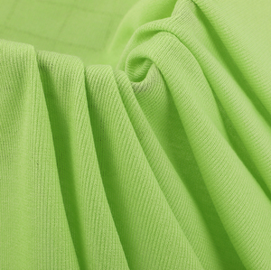 Bán Buôn <span class=keywords><strong>2025</strong></span> Phụ Nữ Của Quần Áo Thời Trang Chất Lượng Cao 100% Polyester 125gsm Mềm Sườn Đồng Bằng Vải 50D Sợi Đếm Dệt Kim Dệt - Product Image 5